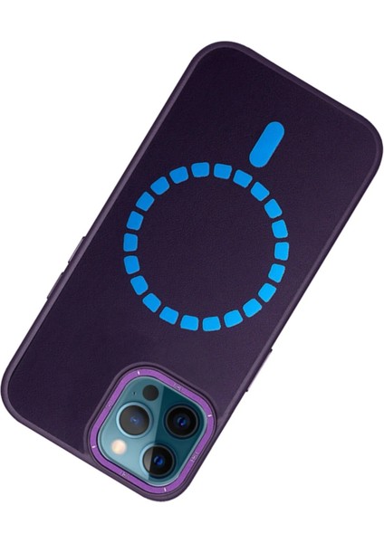 iPhone 12 Pro Max Kılıf HBC-156 Forum Magneticsafe Kapak - Derin Mor modelleri