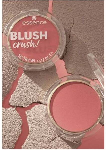 Blush Crush! Allık 20 Gül Kurusu Yüksek Pigmentasyonlu Vegan Formül ile Doğal Görünüm