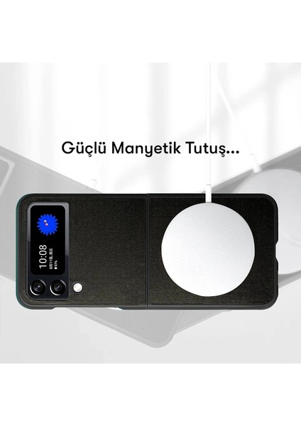 Samsung Galaxy Z Flip 4 Kılıf HBC-156 Forum Magneticsafe Kapak - Derin Mor fiyatları