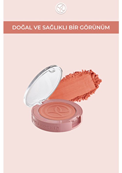 Pembe Pudra Allık Yüksek Pigmentasyon ve Doğal Görünüm 3.3 G Vegan Formül