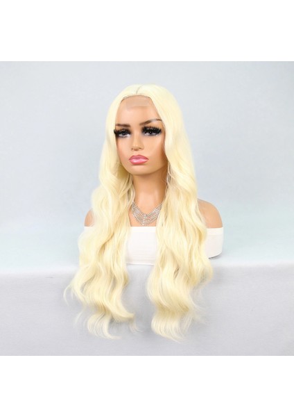 Uzun Dalgalı Platin Tül Peruk modelleri