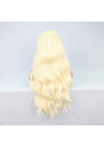 Uzun Dalgalı Platin Tül Peruk fırsatları