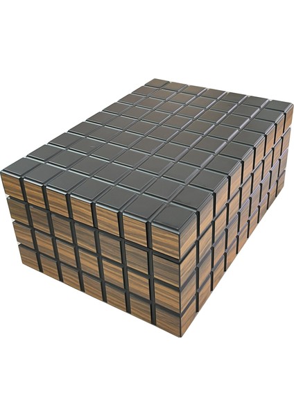 Mat Kahverengi Kaplama Humidor - Puro Saklama Kutusu fırsatları