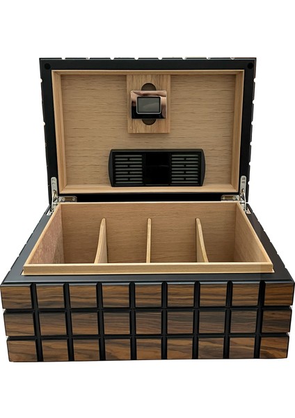 Mat Kahverengi Kaplama Humidor - Puro Saklama Kutusu indirimleri