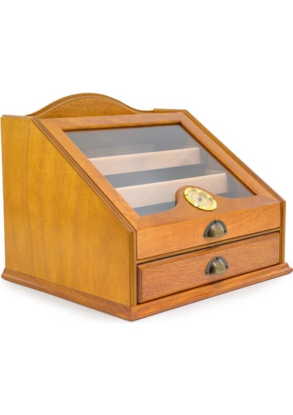 Puro Humidoru - Klasik Puro Saklama Kutusu Cam Kapaklı modelleri