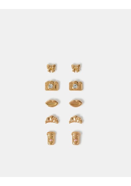 Kruvasan Küpe Seti x 10 fiyatları