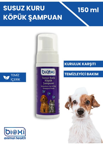 ® Susuz Kuru Köpük Şampuan 150 ml 5,07 Floz Köpük Pompalı
