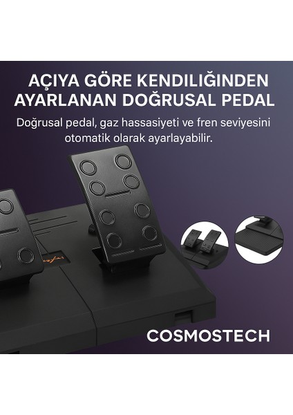 Pxn V3 Pro Yarış Direksiyonu Seti – Pedallı 180° Oyun Direksiyonu Turuncu (Pc/ps4/xbox/switch) indirimleri