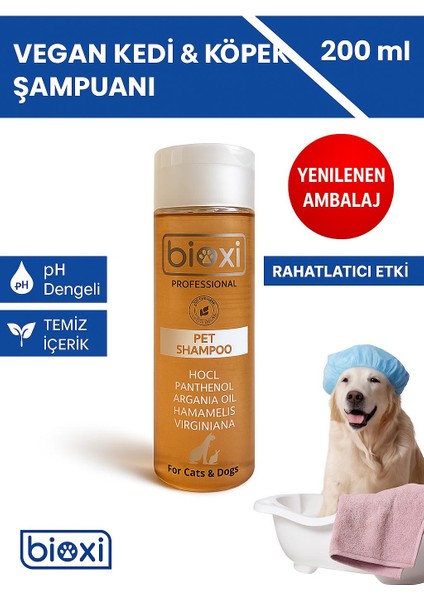 Kedi & Köpek Şampuanı Pet Şampuan 200 ml
