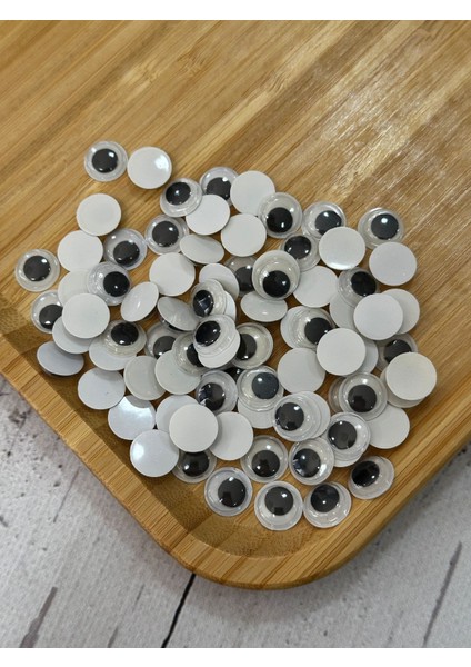 12 mm Oynar Göz Siyah 50 Çift