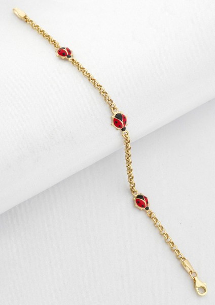 Mineli Uğur Böceği Zincir Çocuk Bileklik fırsatları