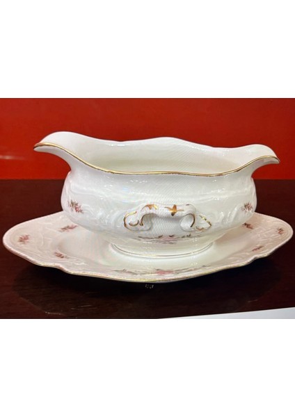 Rosenthal Sanssoucı Serisi Porselen Sunumluk Kase 25 cm Uzunluğunda