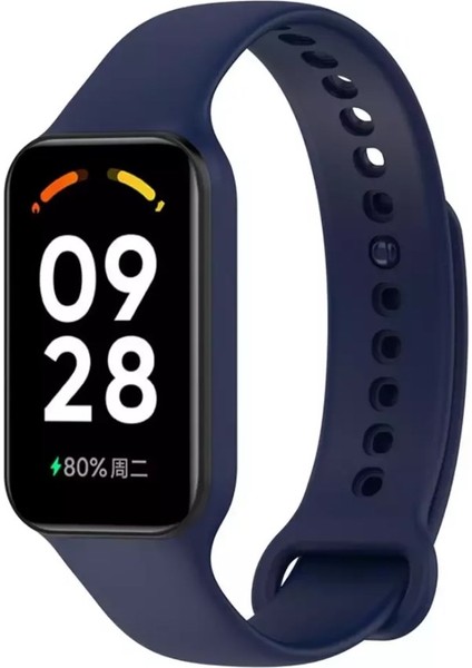 Redmi Band 2 Xiaomi Mi Band 8 Active Uyumlu Silikon Kordon Kayış