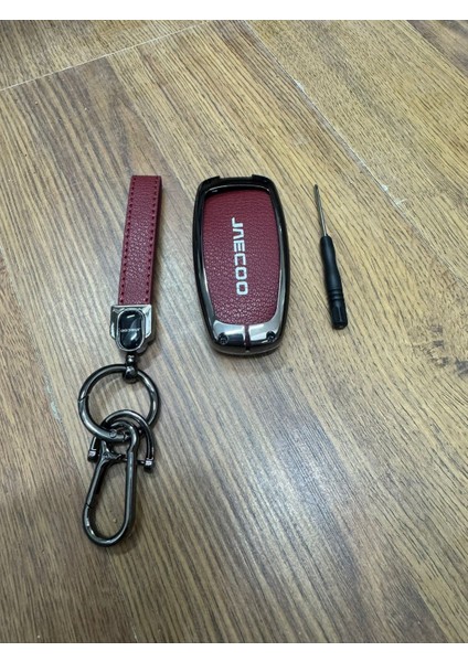 Jaecoo J7 Anahtarlık Set Bordo 2024-2026 Çelik Korumalı