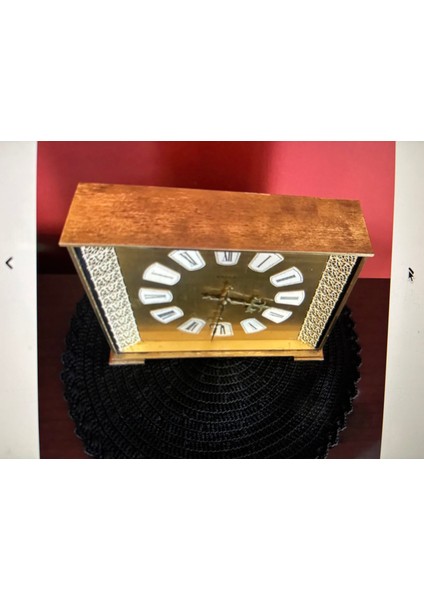 Alman Kienzle Automatic Pirinç Ten Büyük Boy Saat 22,5 cm 18 cm Ölçülerinde