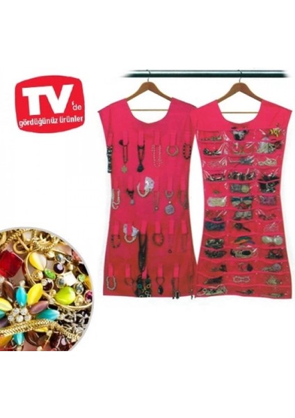 Çift Traflı Elbise Şeklinde Takı Organizeri 00692 fiyatları