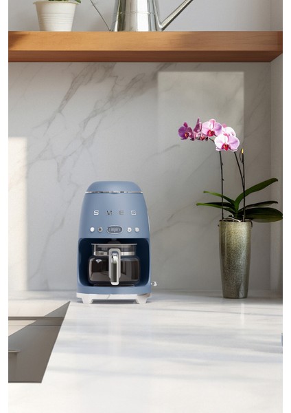 50's Style DCF02 Mat Storm Blue® Filtre Kahve Makinesi Special Edition fiyatları