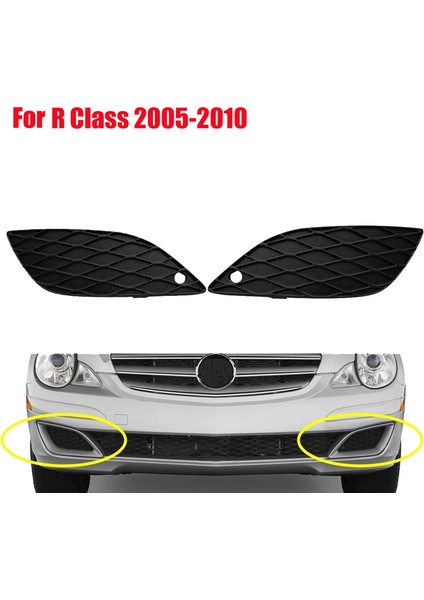 1paır Ön Sis Lamba Çerçevesi Kapakları 251851723 2518851823 Mercedes-Benz R Sınıfı 2005-2010 Araba Foglight Havalandırma Izgara Kapağı (Yurt Dışından) fiyatları