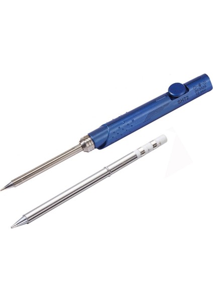 SH72 Lehimleme Demir 65W 12-24V 220-400 ℃ Ayarlanabilir Sıcaklık SH72 B2 Kaynak Aracı T12 Koyu Mavi Değil (Yurt Dışından)