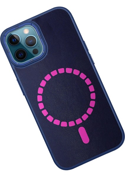 iPhone 12 Pro Max Kılıf HBC-156 Forum Magneticsafe Kapak - Lacivert fiyatları