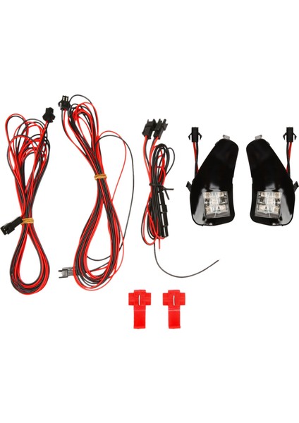 2pcs LED Dikizim Bir Su Birikintisi Işığı Yan Ayna Toyota Alphard 20 Serisi Vellfire Iı Mavi Işık (Yurt Dışından)