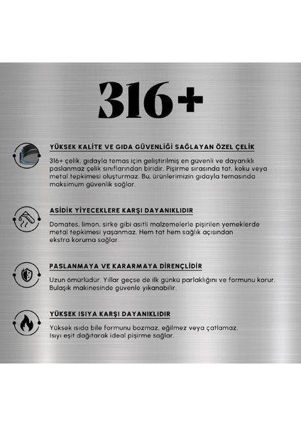 Plasma Steel 316+ 3ply 7 Parça Tencere Seti fırsatları