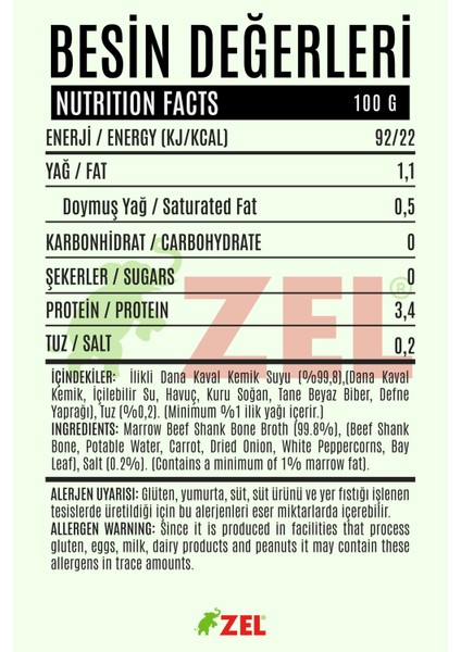 İlikli Kemik Suyu 480 Ml. modelleri