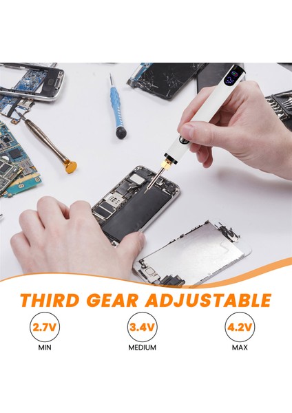 510 Iplik Pil Sepeti Kalemi Elektrikli Havalandırma Demir Kaynak Kiti Sıcak Iplik Başı Beyazla Ayarlanabilir Voltaj (Yurt Dışından) indirimleri