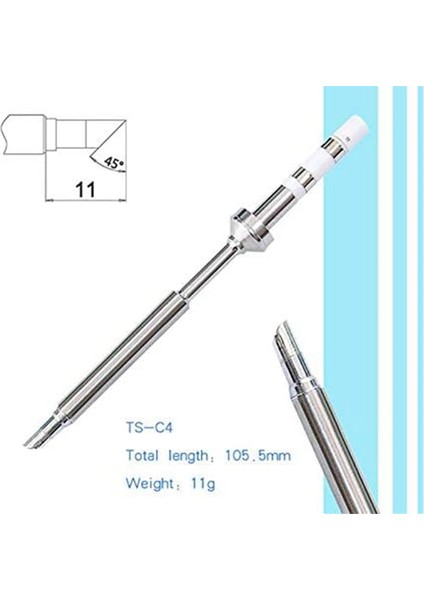 TS100 Lehimleme Demir Uç Dijital LCD Seramik Isıtma Çekirdeği (Ts-C4) 1 Paketi Için Değiştirilmiş Değiştirme (Yurt Dışından) modelleri