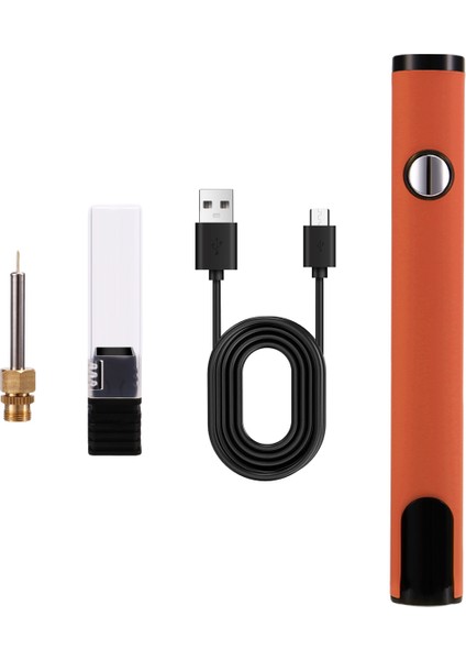 510 Iplik Pil Sepeti Kalemi Elektrikli Havalandırma Demir Kaynak Kiti Sıcak Iplik Kafası ile Ayarlanabilir Voltaj Turuncu (Yurt Dışından) modelleri