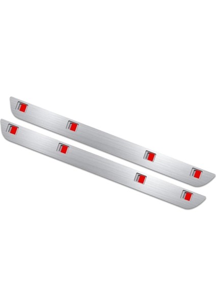 Araba LED Kapı Pedalı Işığı Araba LED Kapı Eşik Işığı Araba Otomatik Sensör Kablosuz Kapı Işığı Ön (Yurt Dışından)