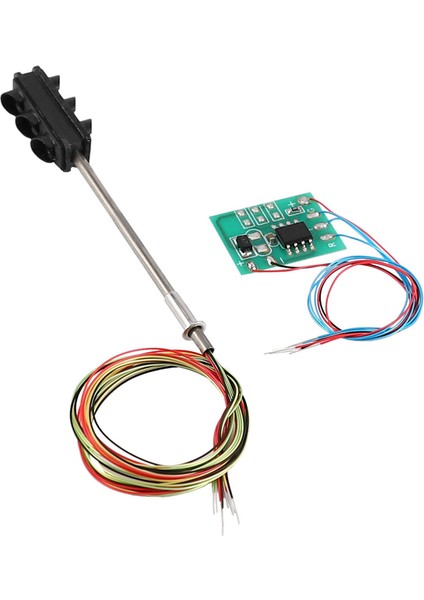 8x 3 Renkli Trafik Işık Sinyalleri Ho Oo Ölçekli Model 6led Dıy Kum Masası Geçiş Sokak Inşaat Demiryolu Iki Taraf (Yurt Dışından) modelleri