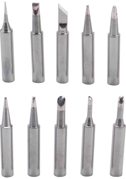 10 Ipucu Set Uçları Lehimleme Ucu Lehimleme Için Set 900-T-I/ Bk/ 1 6d/ 2 4d/ 3 0d/ 2c/ 3c/ 4c Yeni (Yurt Dışından)