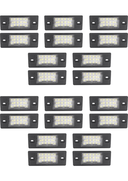 20PCS Hata Yok LED Numaralı Plaka Plaka Işığı Golf Için 5 Touring Touareg Tiguan Porsche Cayenne (Yurt Dışından)
