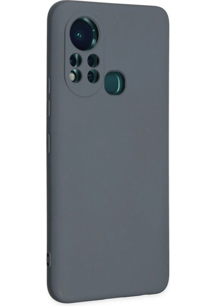 Infinix Hot 11S Kılıf Nano Içi Kadife Silikon - Gri - A2283-5309 fiyatları
