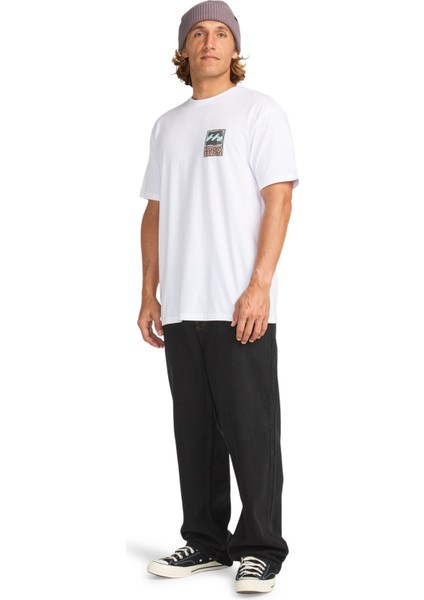 STAMP SS Beyaz Erkek Kısa Kol T-Shirt