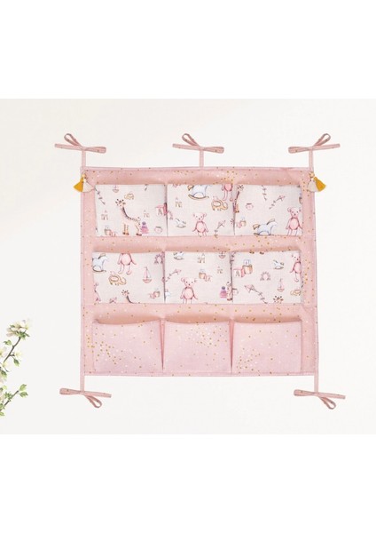 Baby 9 Cepli Bağlamalı Beşik Kenarı Düzenleyici (Pembe) modelleri