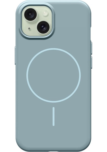 iPhone 15 HBC-300 Beat Magsafe Kılıf - Mavi