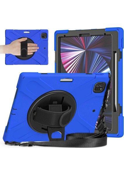 iPad Pro 12.9 (2020) Kılıf Amazing Tablet Kapak - Mavi - A6263-8428