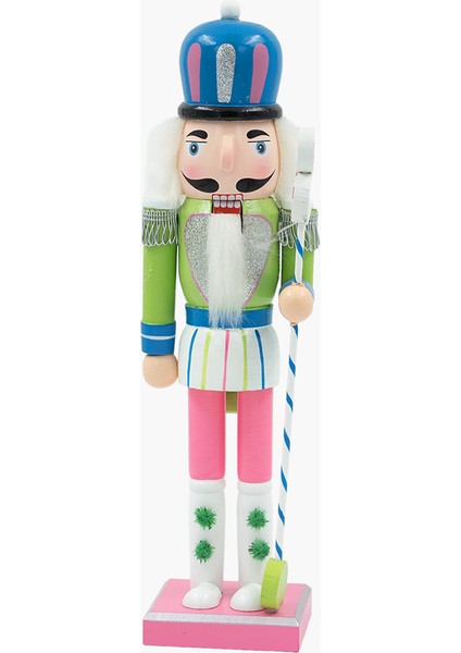 Happy Sugar Rainbow Pembe Stantlı Nutcracker 38CM