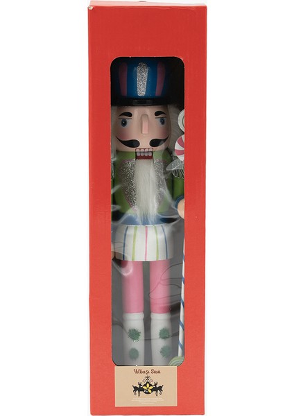 Happy Sugar Rainbow Pembe Stantlı Nutcracker 38CM fırsatları