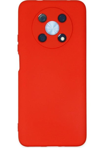 Huawei Nova Y90 Kılıf Nano Içi Kadife Silikon - Kırmızı - A6840-2562