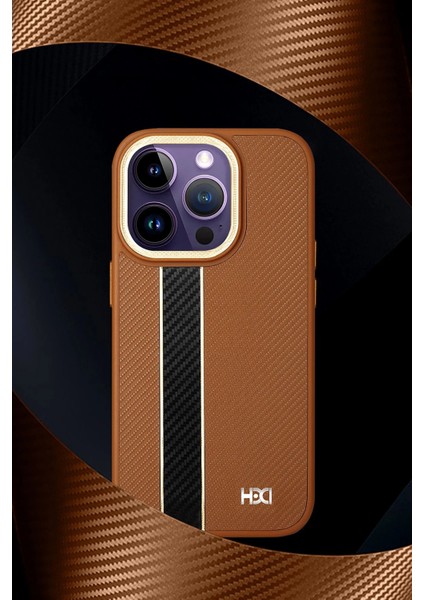 iPhone 15 Pro Kılıf HBC-163 Times Kapak - Kahverengi modelleri