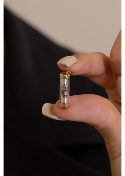 14 Ayar Altın Gri Cevşen Dua Kolye Ucu fırsatları