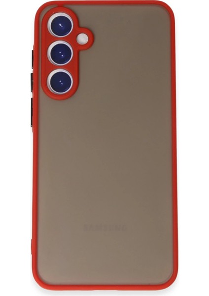 Samsung Galaxy S23 Kılıf Montreal Silikon Kapak - Kırmızı - A1320-7608