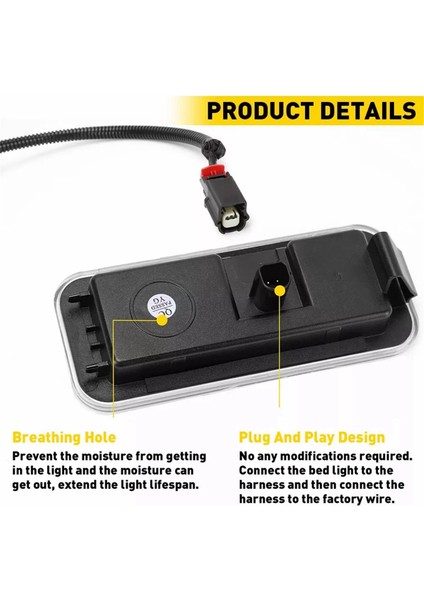 Toyota Tacoma Için 2 Adet Beyaz LED Arka Gövde Işığı 2020-2021 PT857-35200 (Yurt Dışından) indirimleri