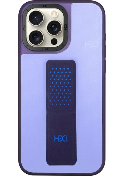iPhone 14 Pro Max HBC-239 Colombo Standlı Kapak - Mor