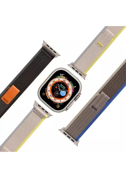Ally Apple Watch 7-8 41MM 6-5-4 40MM Field Loop Kayış Kordon 3-2-1 38MM-(1903) - A6224-1535 modelleri