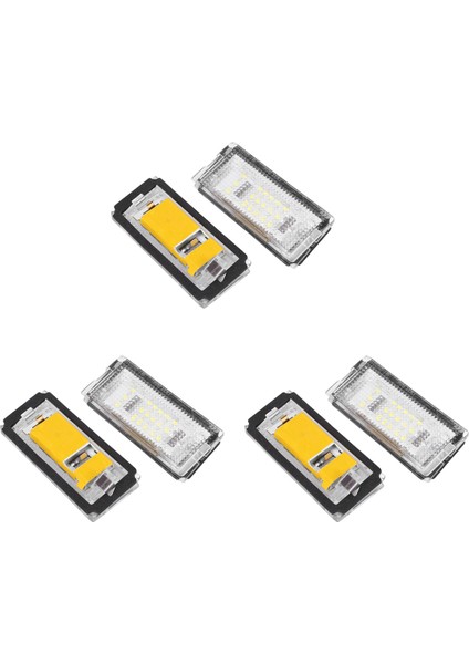 Bmw E46 4d 1998-2003 Için 6x Araç Plakası Işık Plaka Işığı (Yurt Dışından)