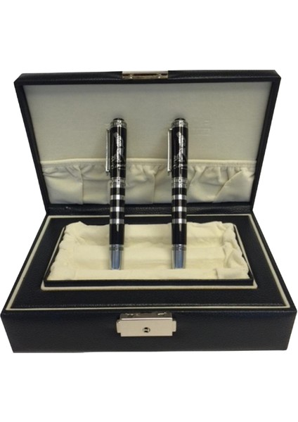 Zpö 01 Atatürk Silüetli Dolma+Roller Kalem